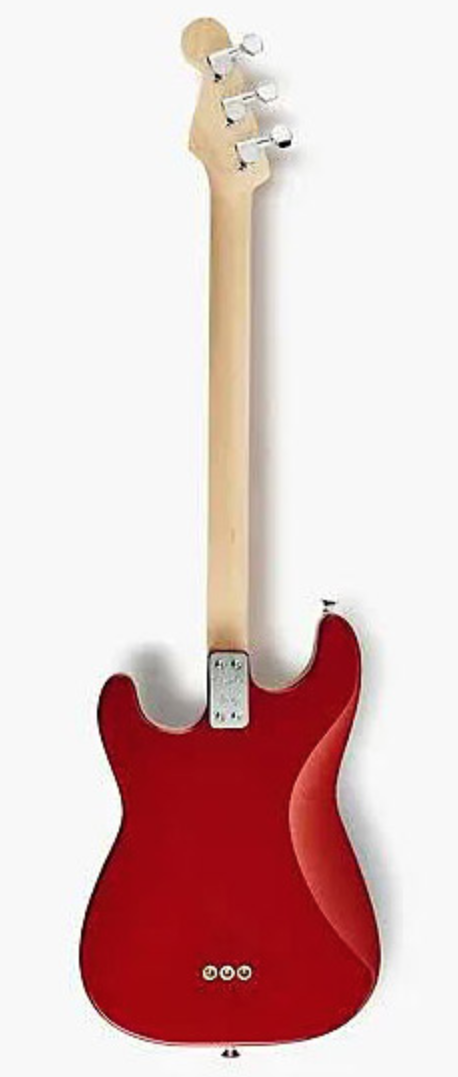 Rückseite Loog Mini Fender x Loog Stratocaster Red